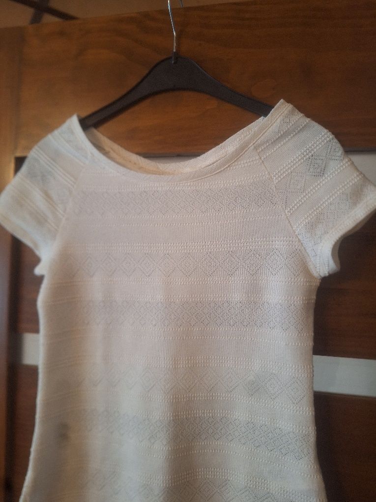 Bluzka damska H&M rozm.S biała, stan idealny