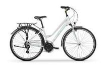 rower damski trekking tabou kinetic 2 biały amortyzacja