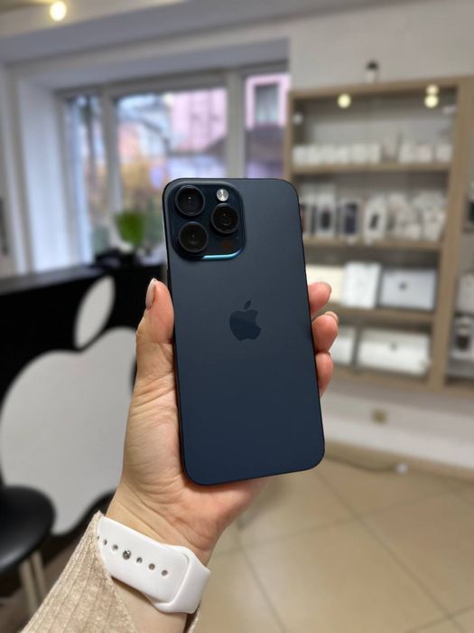 Apple iPhone 15 Pro Max 256GB Blue Titanium | ГАРАНТІЯ ВІД МАГАЗИНУ!