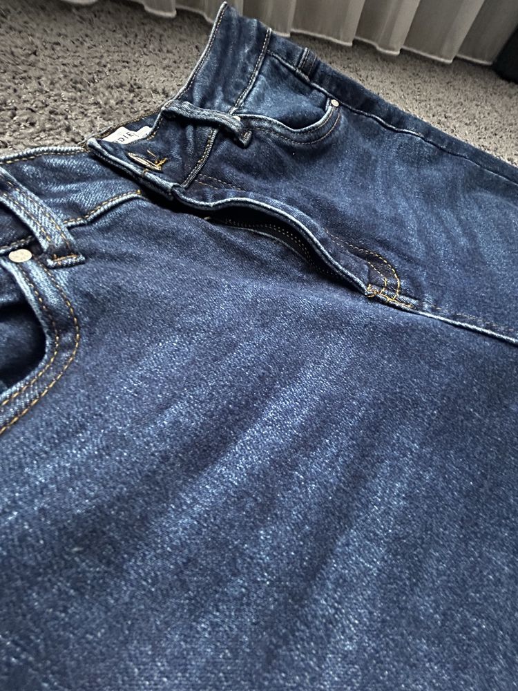 Spodnie jeansy rurki nowe 40 L goodies wysoki stan