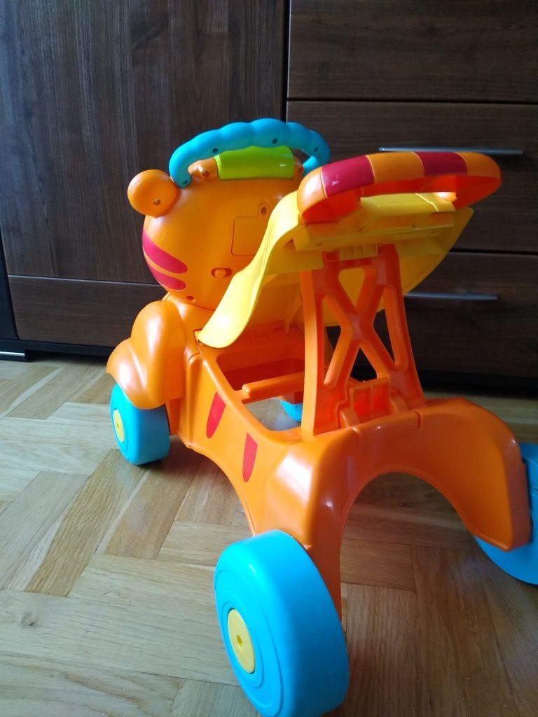 Jeździk pchacz tygrys  Fisher price