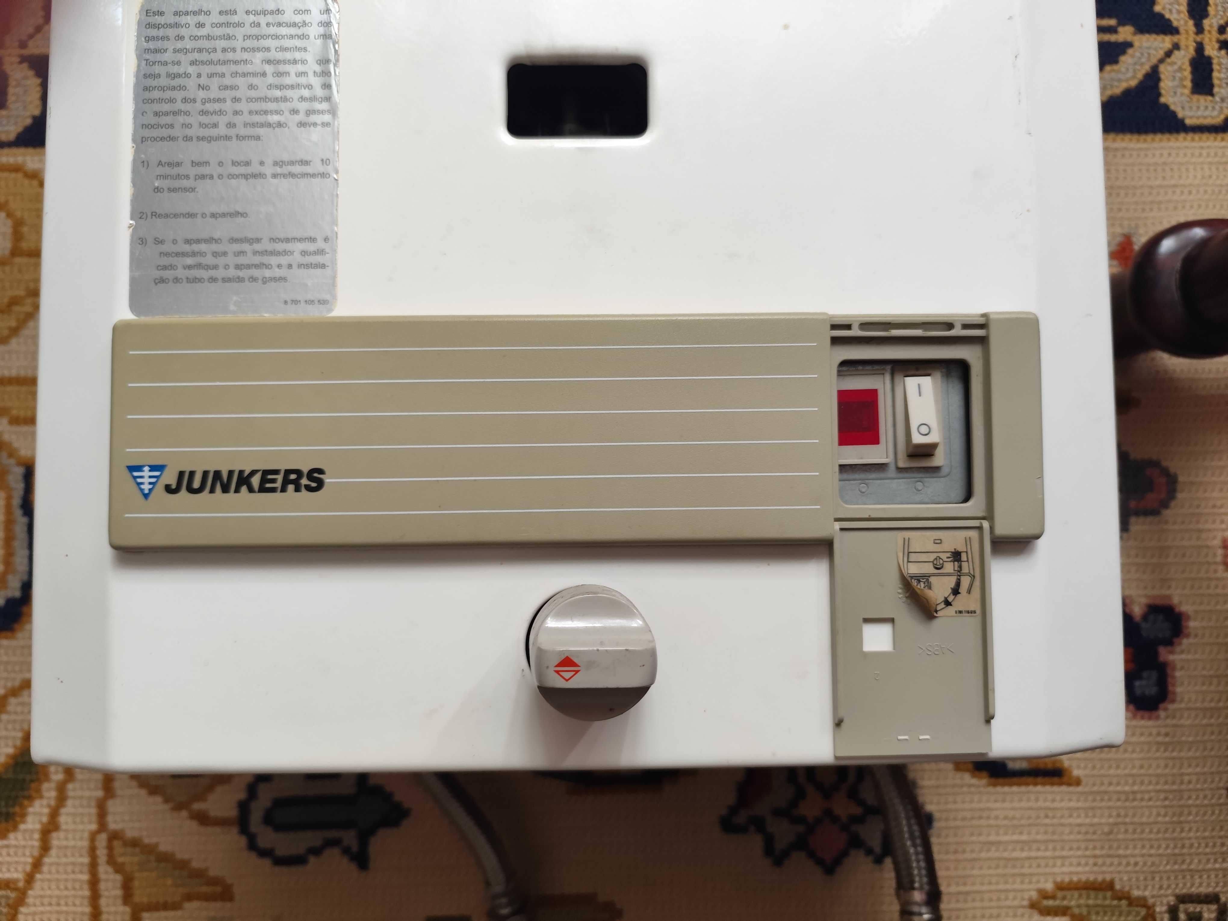 Esquentador JUNKERS inteligente convertido gás natural