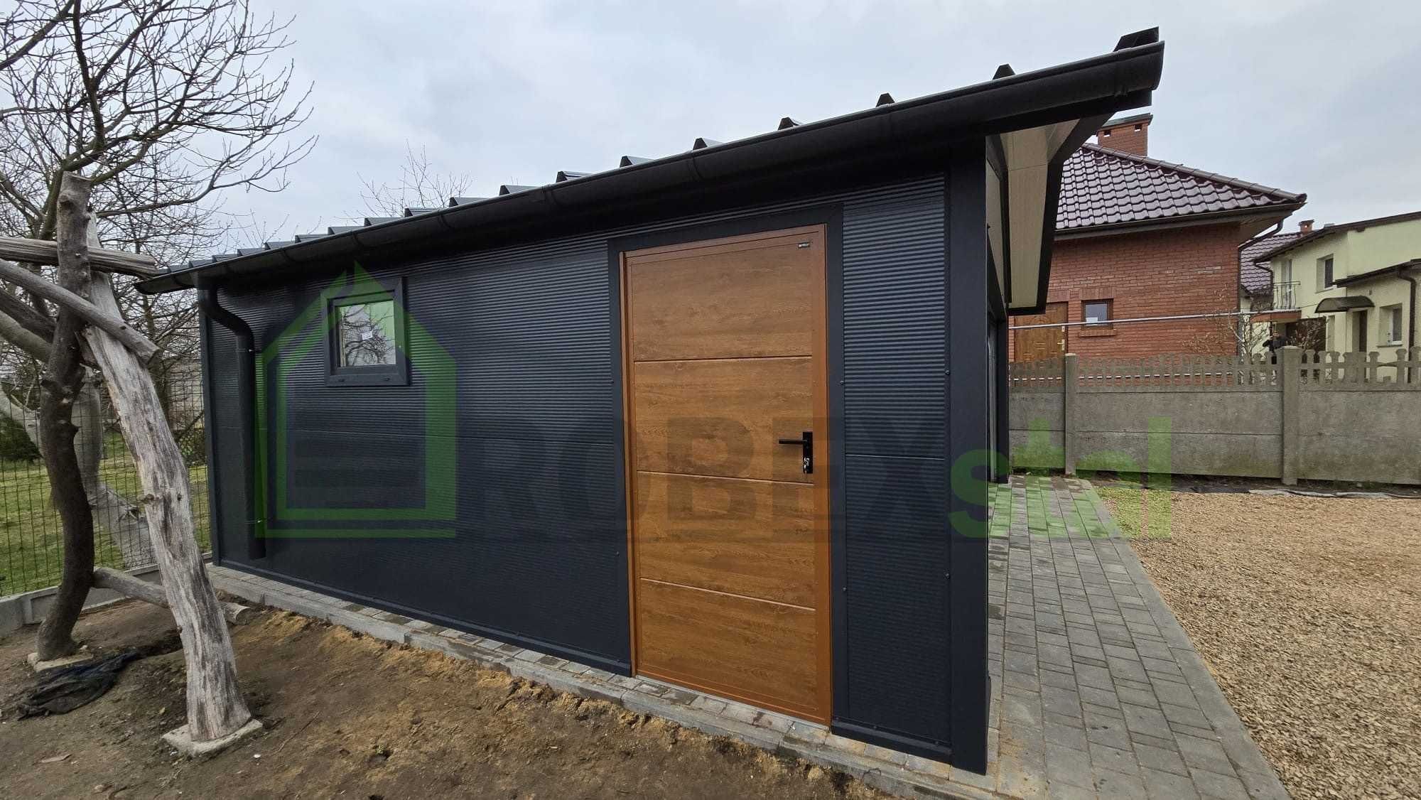 Garaż ocieplany z płyty warstwowej 6.3x5.5 do 35m2 MONTAŻ CAŁY KRAJ