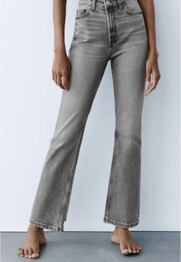 Джинси zara сірі хс