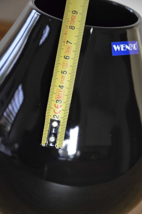 nowa szczotka do WC do łazienki Wenko ceramiczna czarna