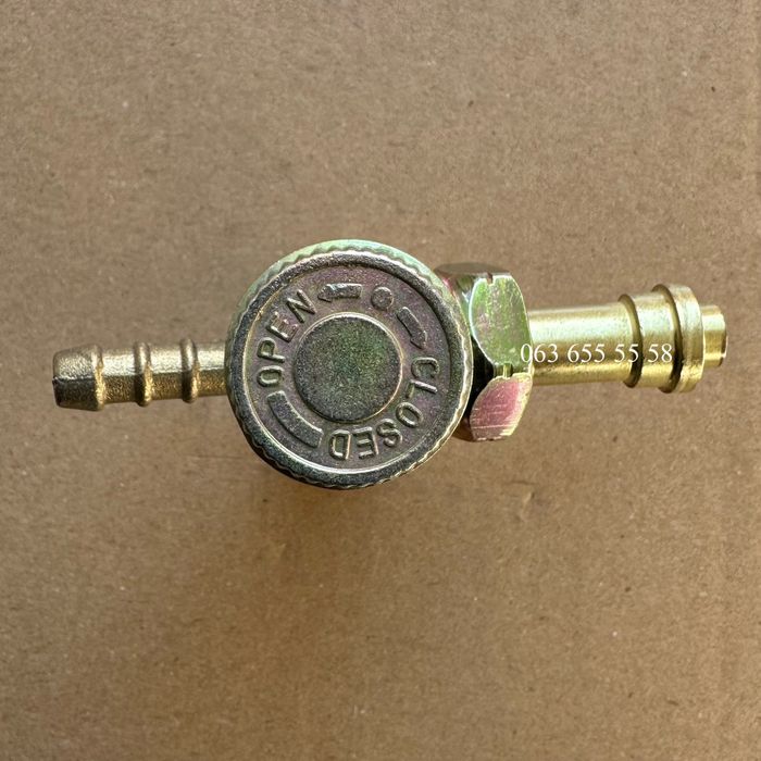 Кран-тройник для газового баллона, двойной штуцер, ОПТ