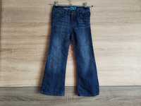 Gap jeansowe spodnie dzwony 104