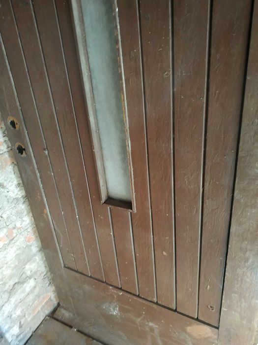 Drzwi dębowe, do odnowienia
