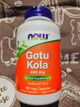Now Foods готу кола gotu kols 450 мг 100 капсул