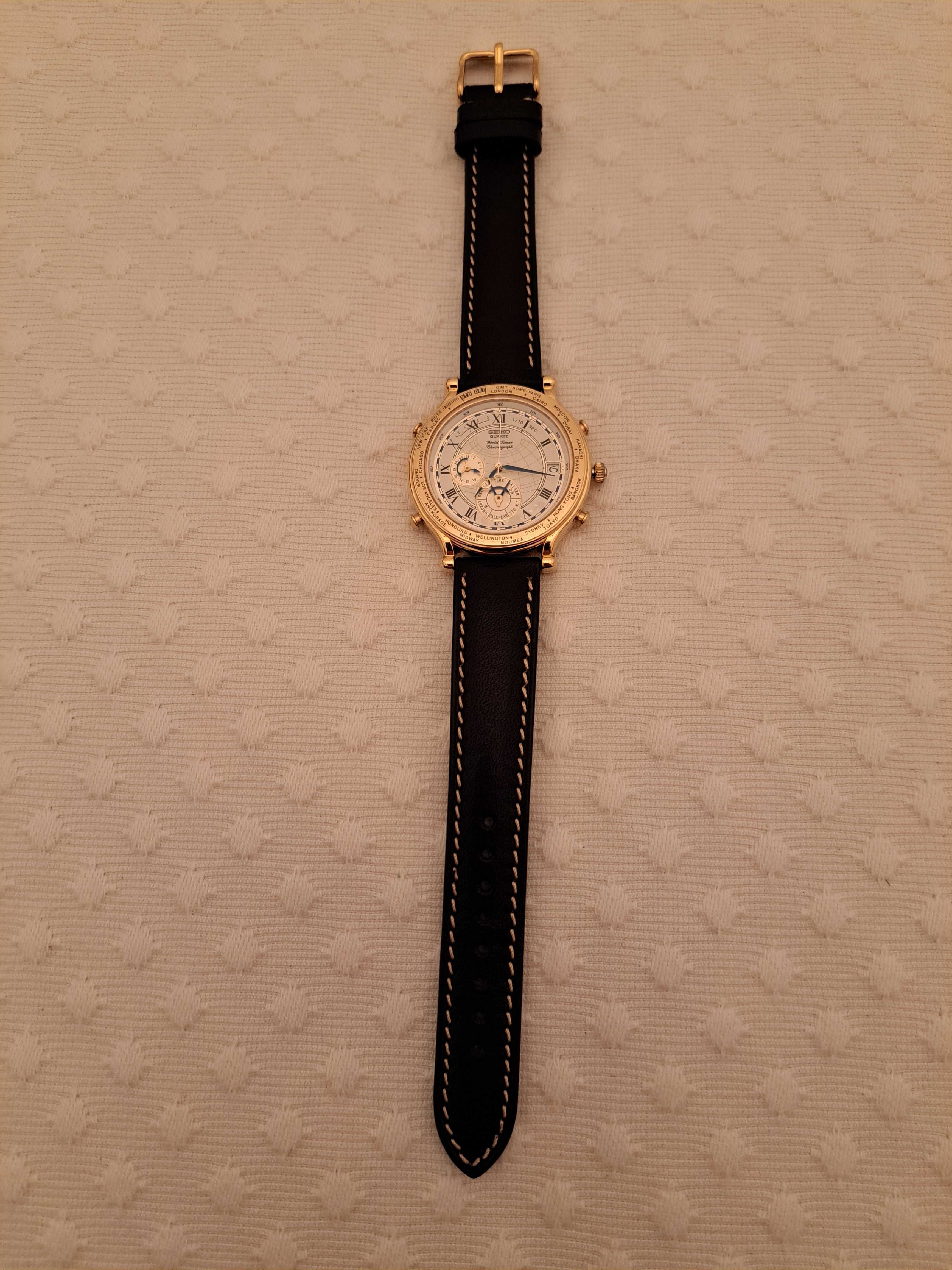 Relógio Seiko World Timer Chronograph