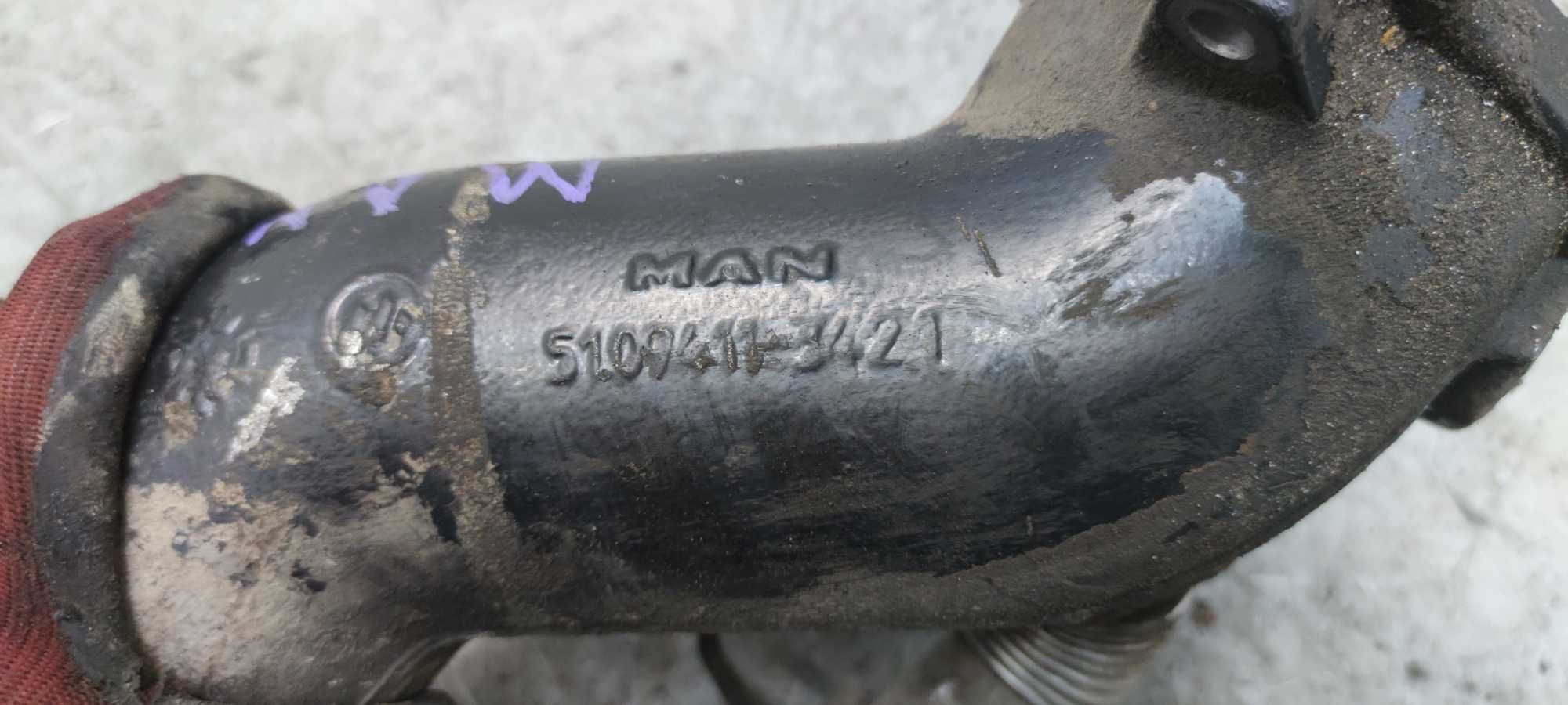 MAN TGA 18.390 Rura Kolanko Kolektora
