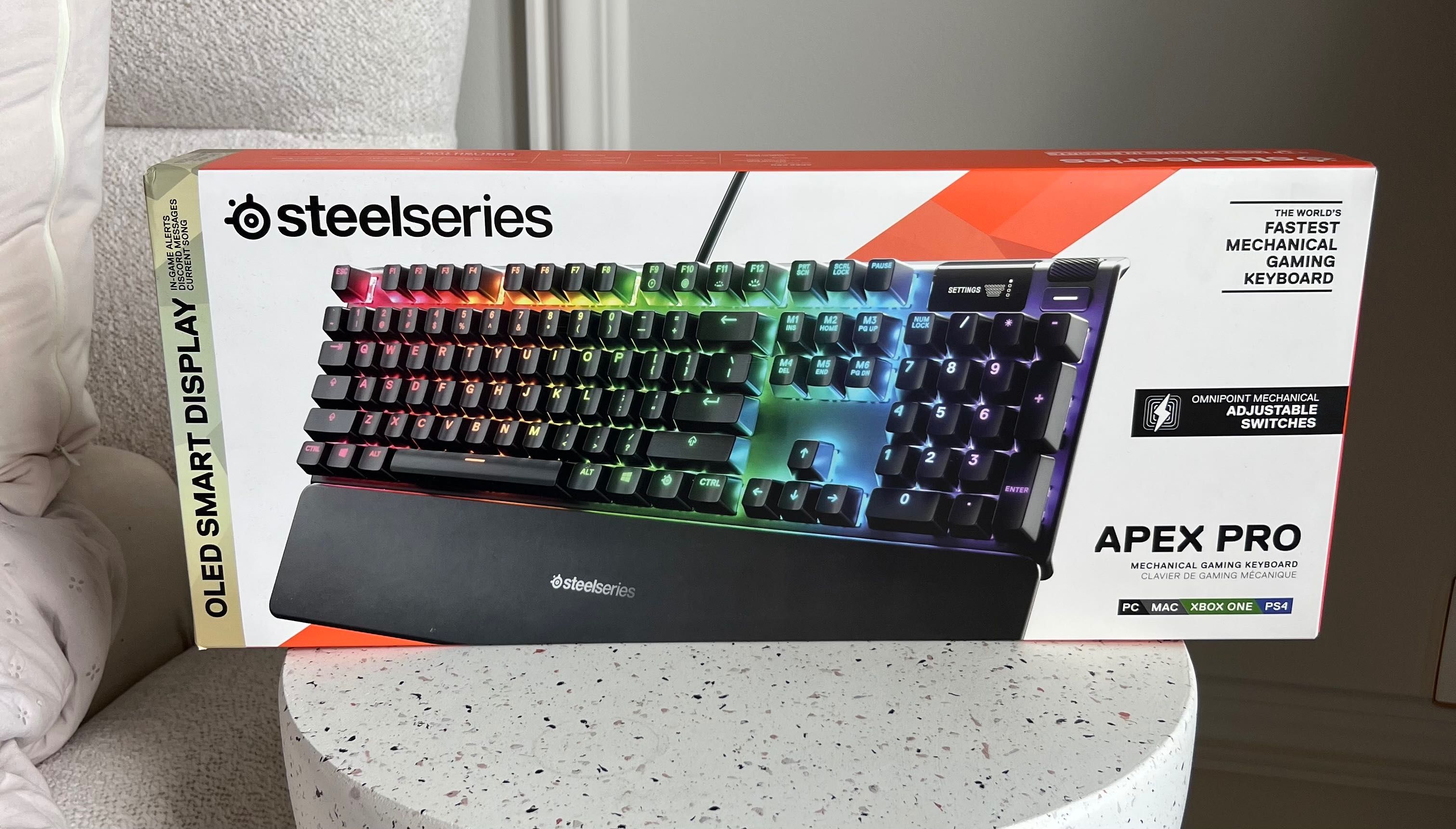 SteelSeries apex pro klawiatura podświetlana j nowa