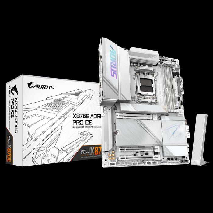 Płyta główna GIGABYTE X870E AORUS PRO ICE box gwarancja nr. 406022
