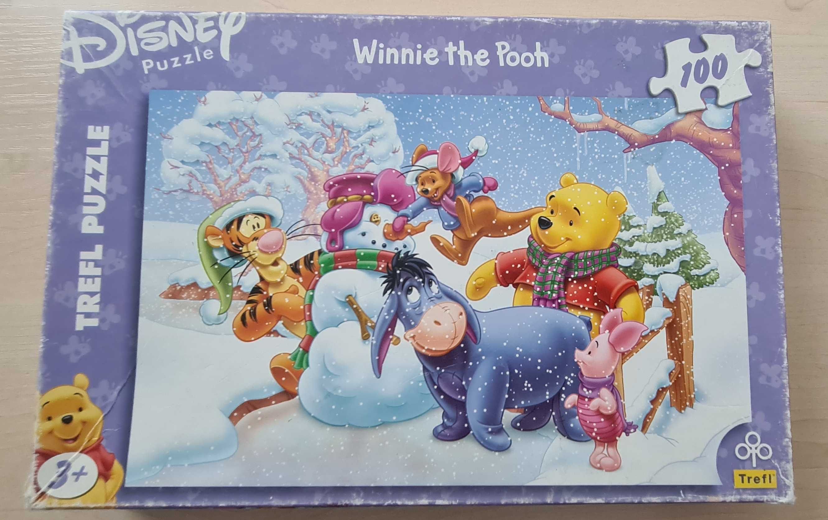 Puzzle Kubuś Puchatek Trefl 100 / Disney