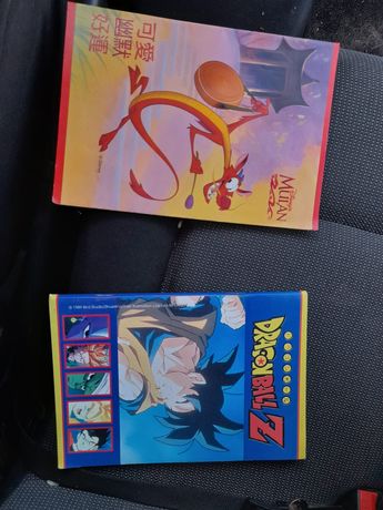 Cadernos Dragon Ball e Mulan