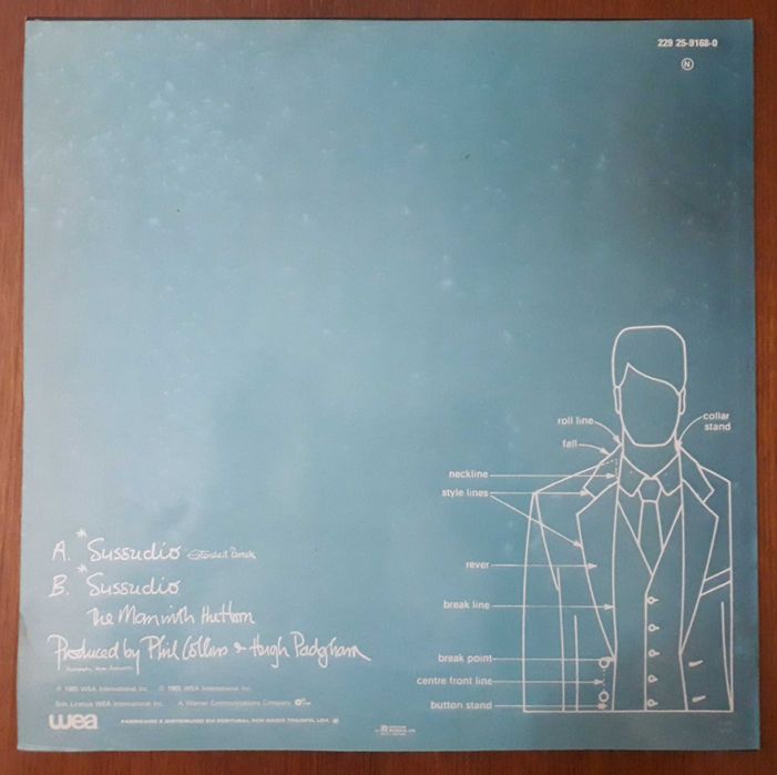 Phil Collins maxi single em vinil "Sussudio"