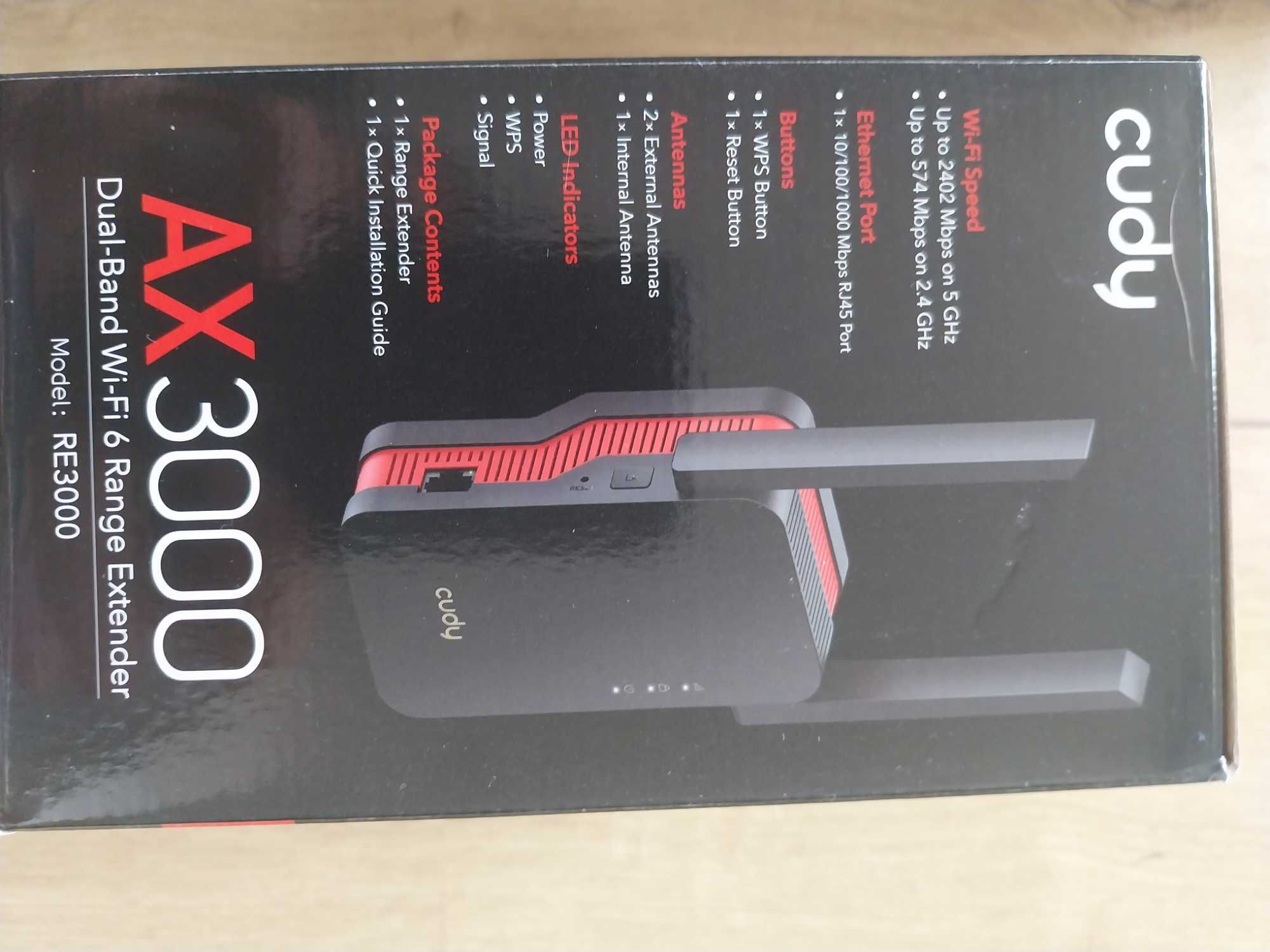 Cudy Range Extender RE3000 AX3000 Dual-Band WiFi 6
