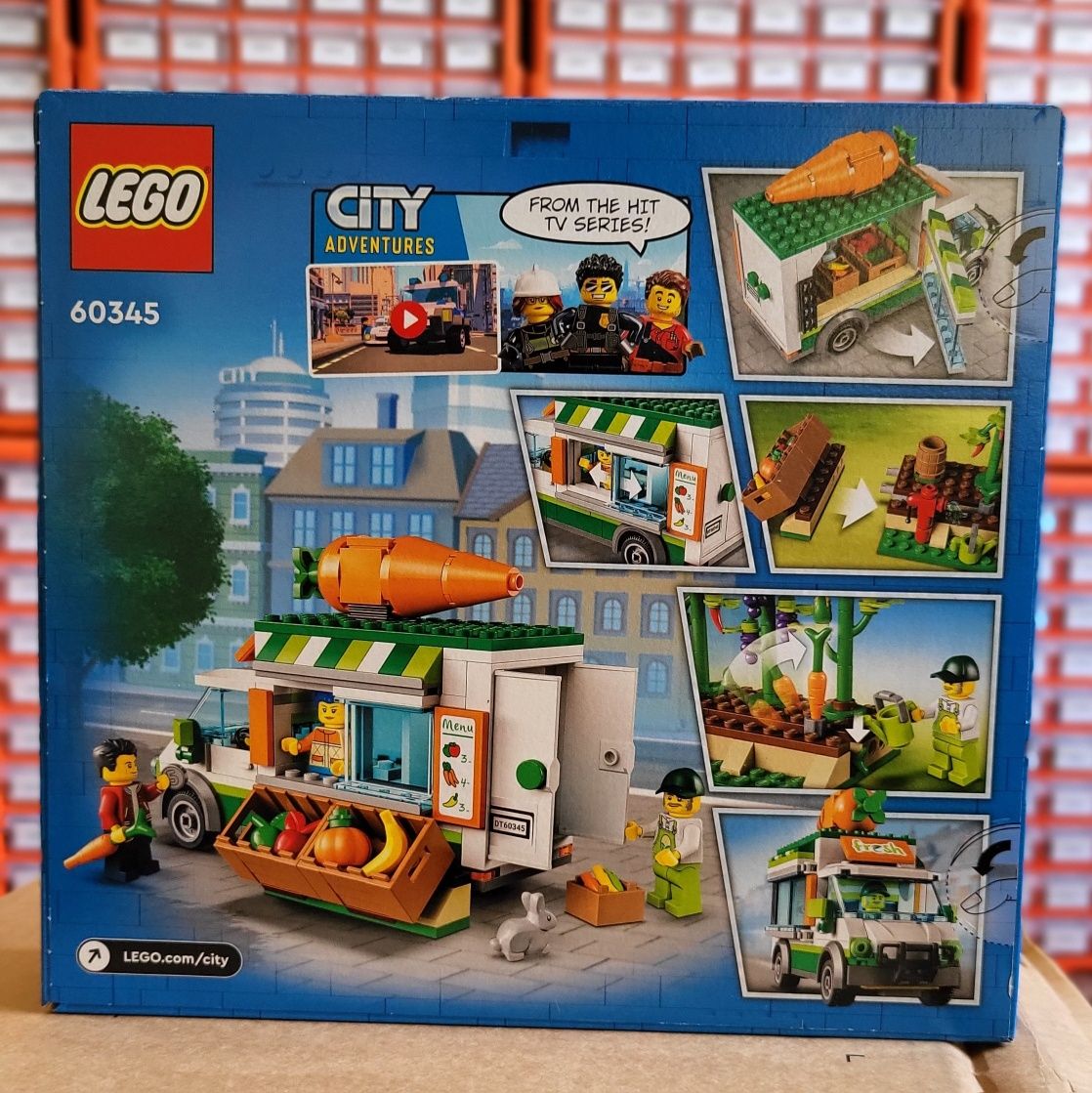 Lego City 60345 Furgonetka na targu