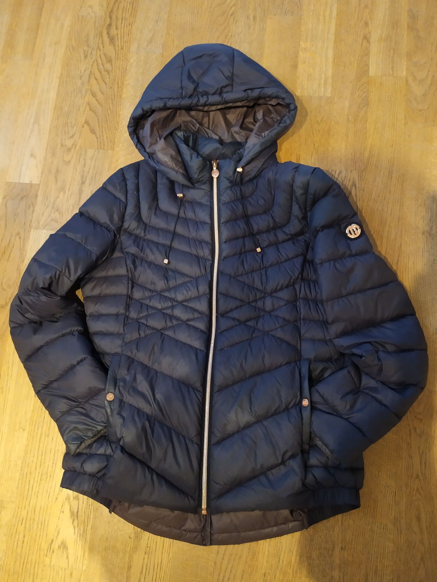 kurtka puchowa granatowa TKmaxx Bernardo M 38
