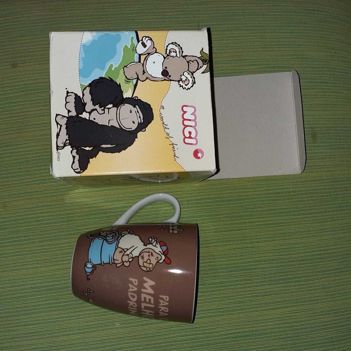 Caneca 'Para o melhor padrinho' - NICI com caixa