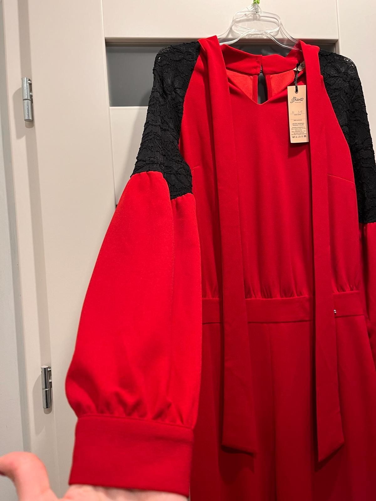 Elegancki kombinezon z koronką nowy z metką BIEN FASHION