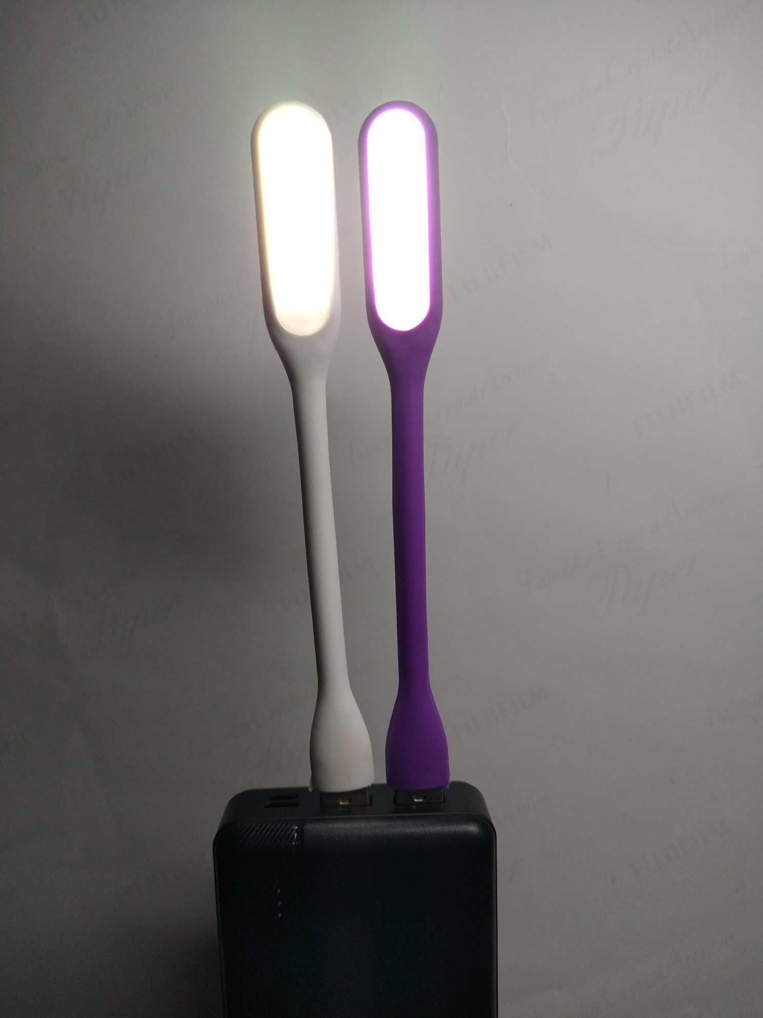 Портативний гнучкий міні usb світильник led light на 3 лампочки