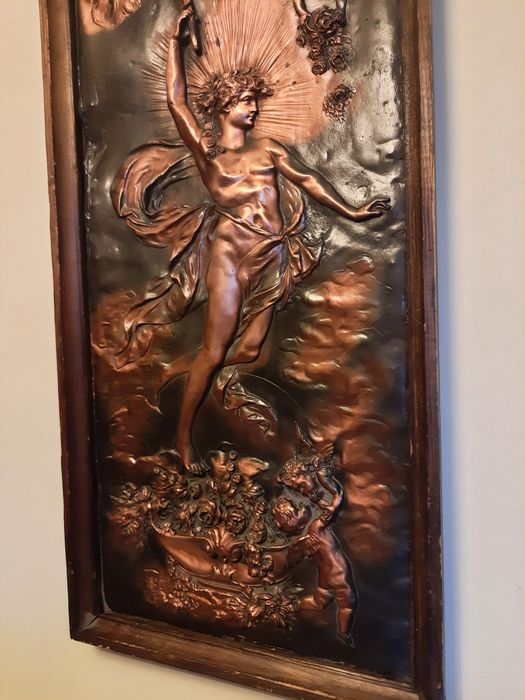 Obraz stary  miedź  Prometeusz