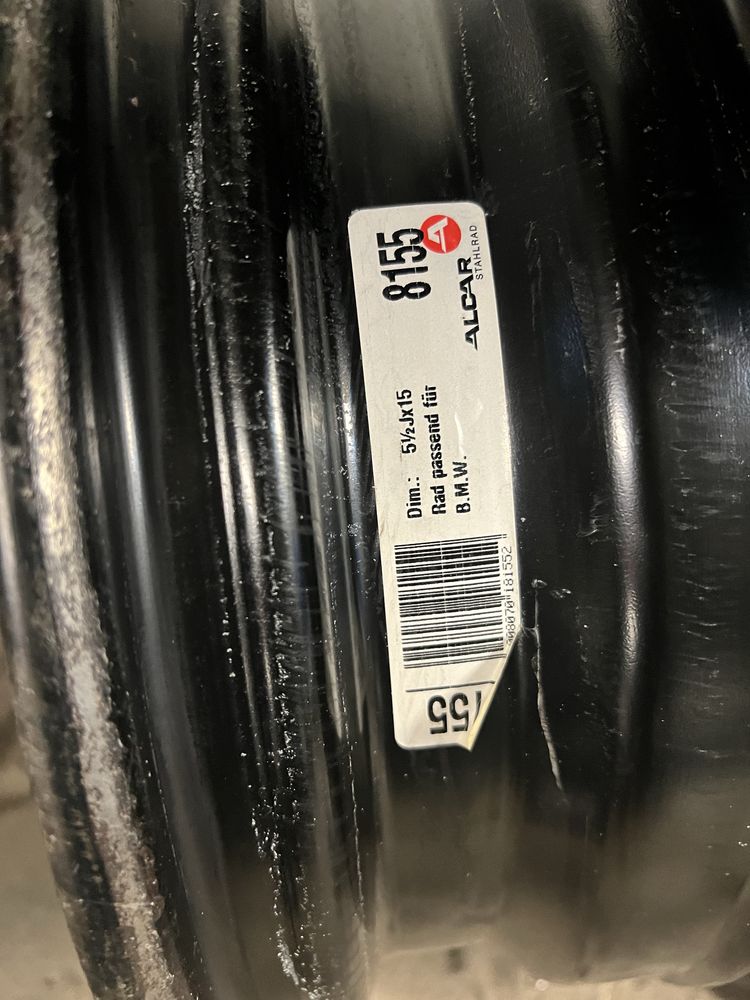 Felgi stalowe z kołpakami 5Jx15H2 ET45 4x100 MINI Cooper One