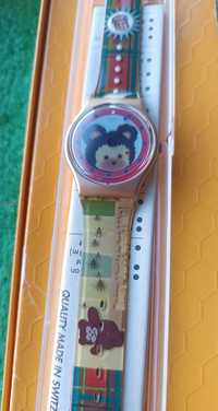 Swatch vintage rare gent special GJ121 Sweet Teddy, rare 1995