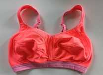Stanik biustonosz sportowy neonowy pomarańczowy różowy absorber 75C