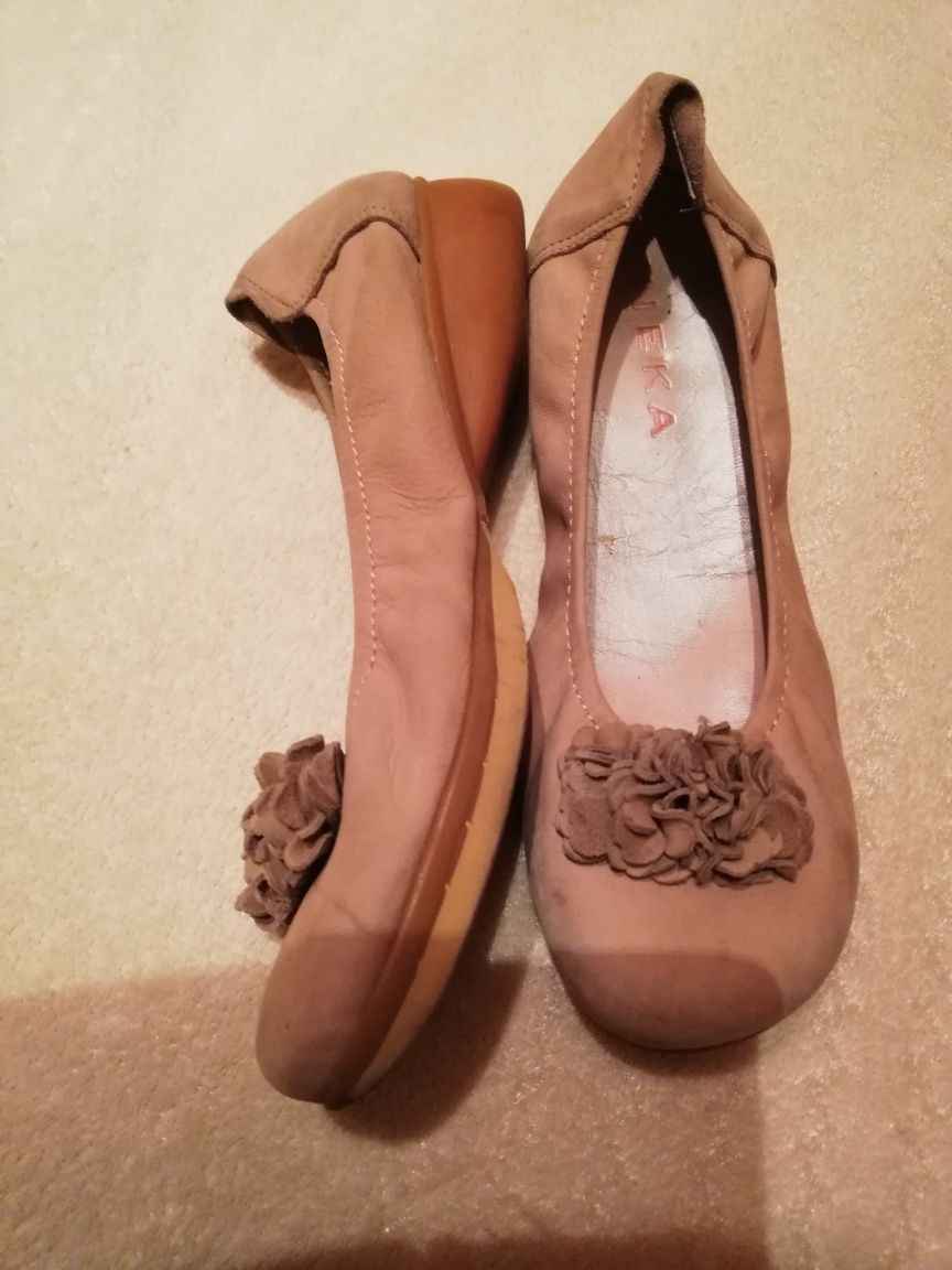 Buty damskie,wiosenne rozm 38, skora naturalna, marka Eneka
