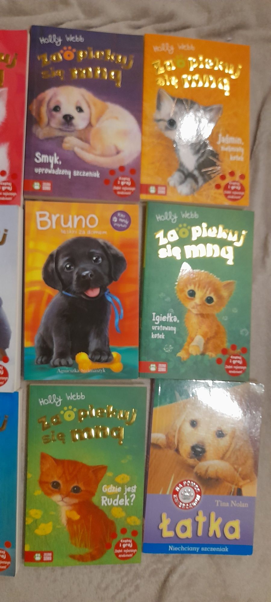 Zaopiekuj się mną holly Webb 9 książek + gratis