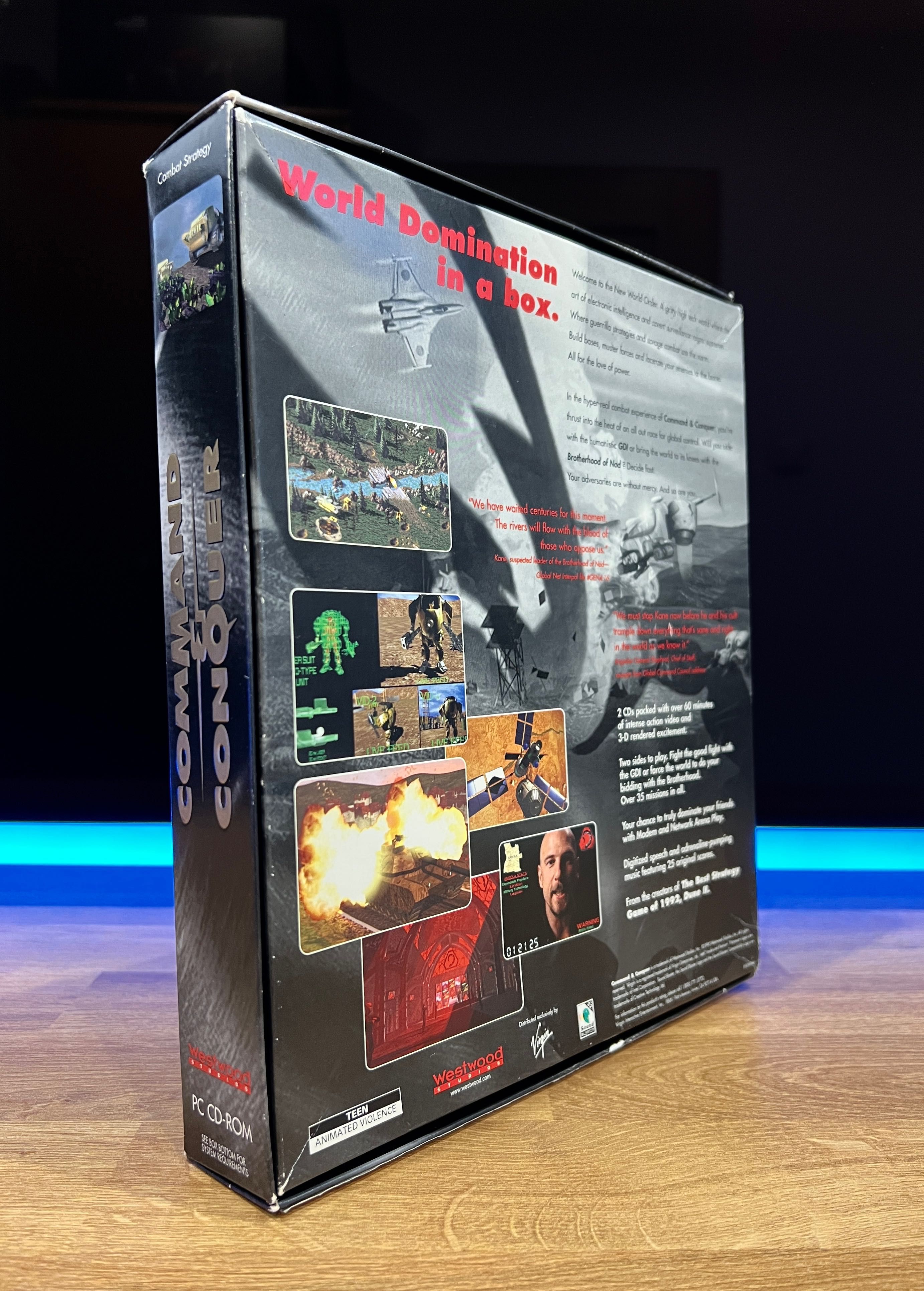 Command & Conquer 1 (PC EN 1995) BIG BOX premierowe wydanie USA