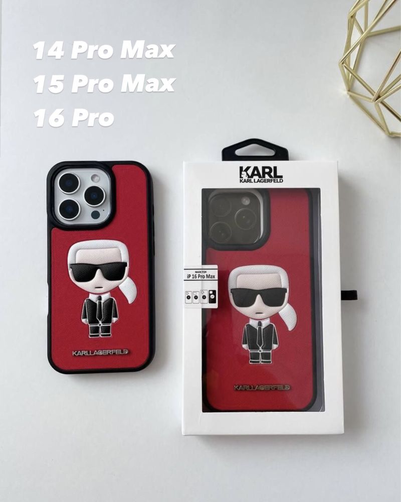 Чохол Karl Lagerfeld чехол iphone 15 Pro Max айфон про макс карл