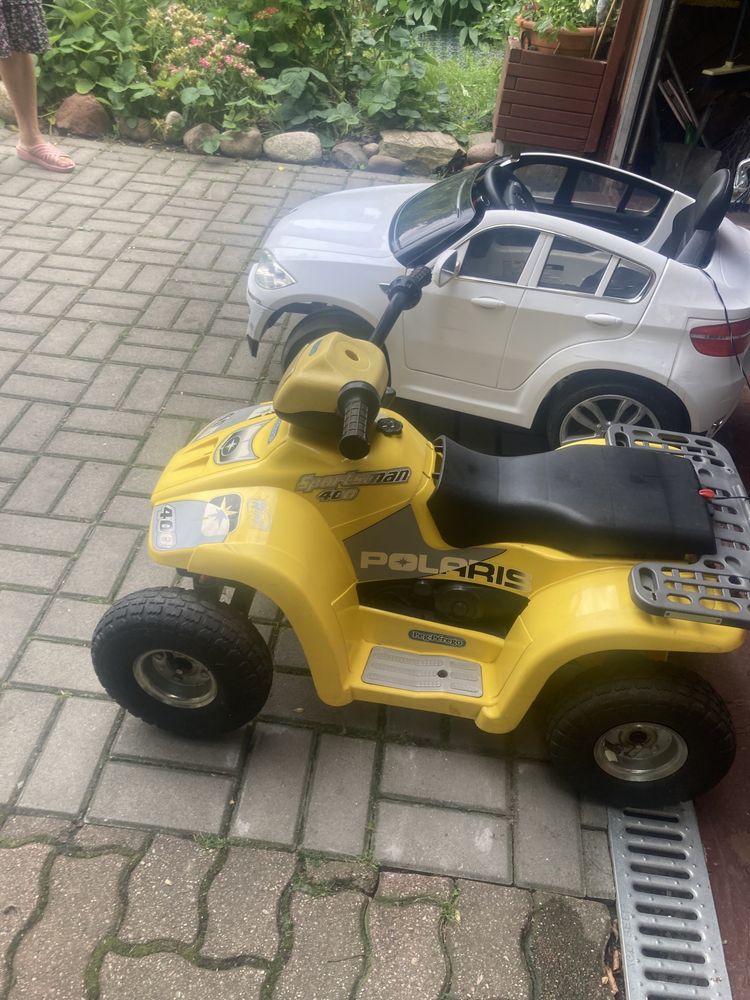 Samochod elektryczny bmw i kuad dla dzieci.