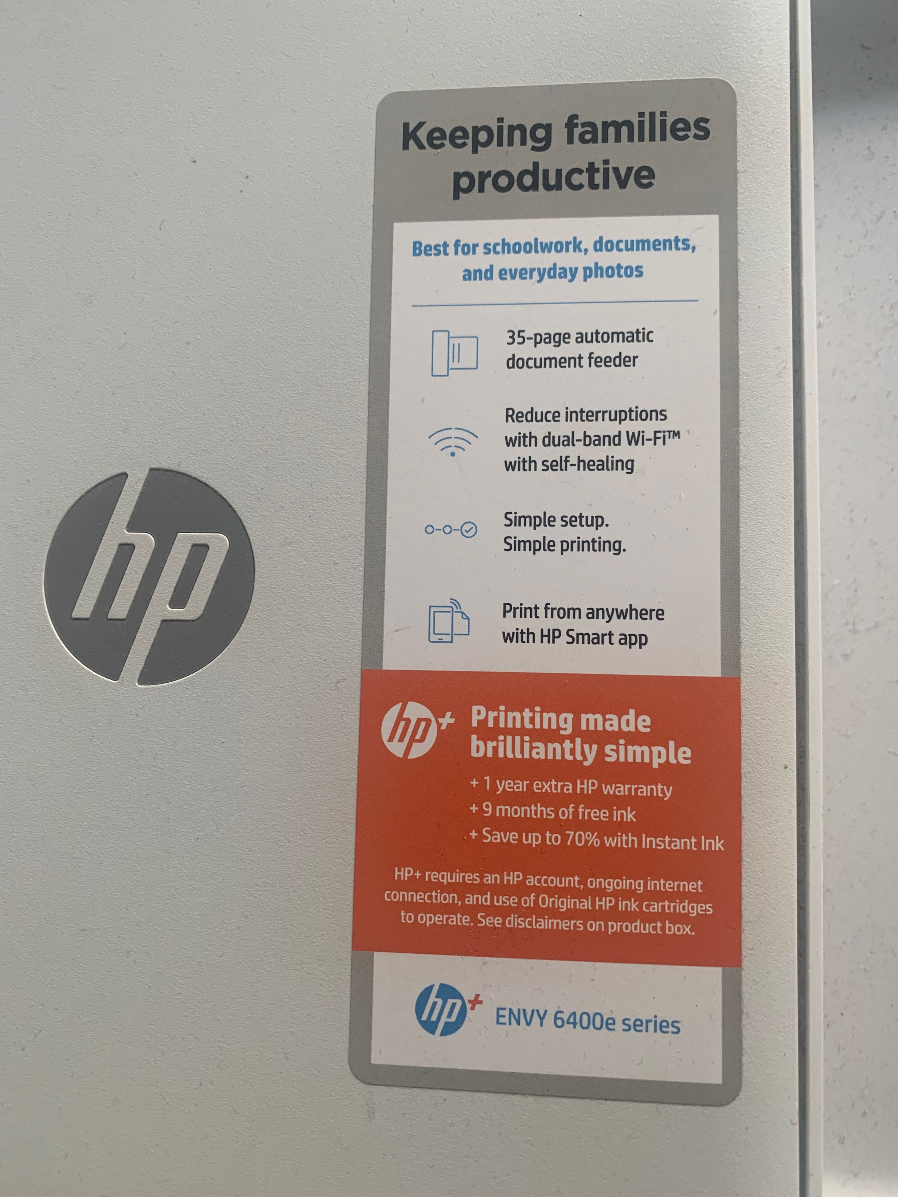 Impressora Hp multifunções 6032e