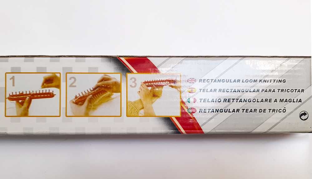Tear retangular Tricô 35,5 cm Amarelo Novo