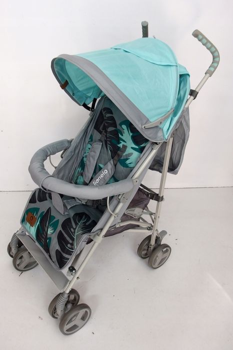 lionelo elia oslo wózek spacerowy parasolka tropical turquoise