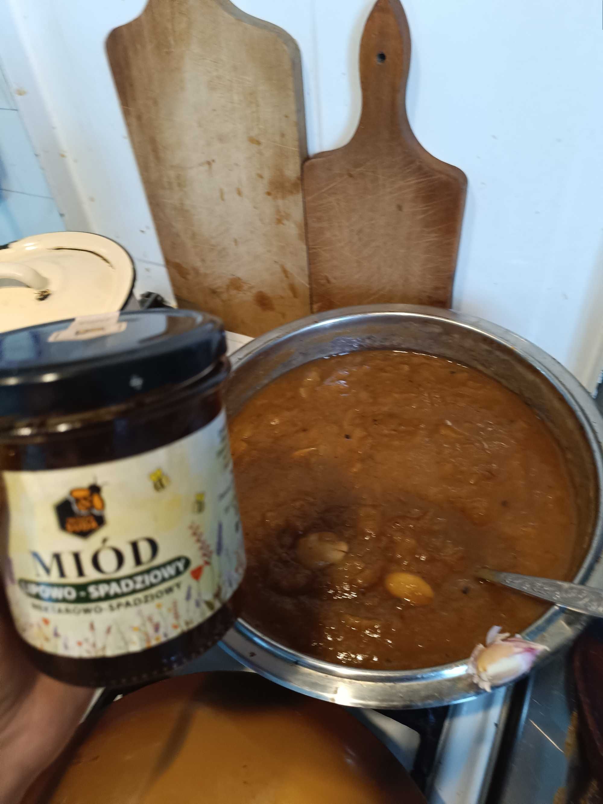 "Prosty"chutney z domowych jabłek Papierówek 300 ml.
