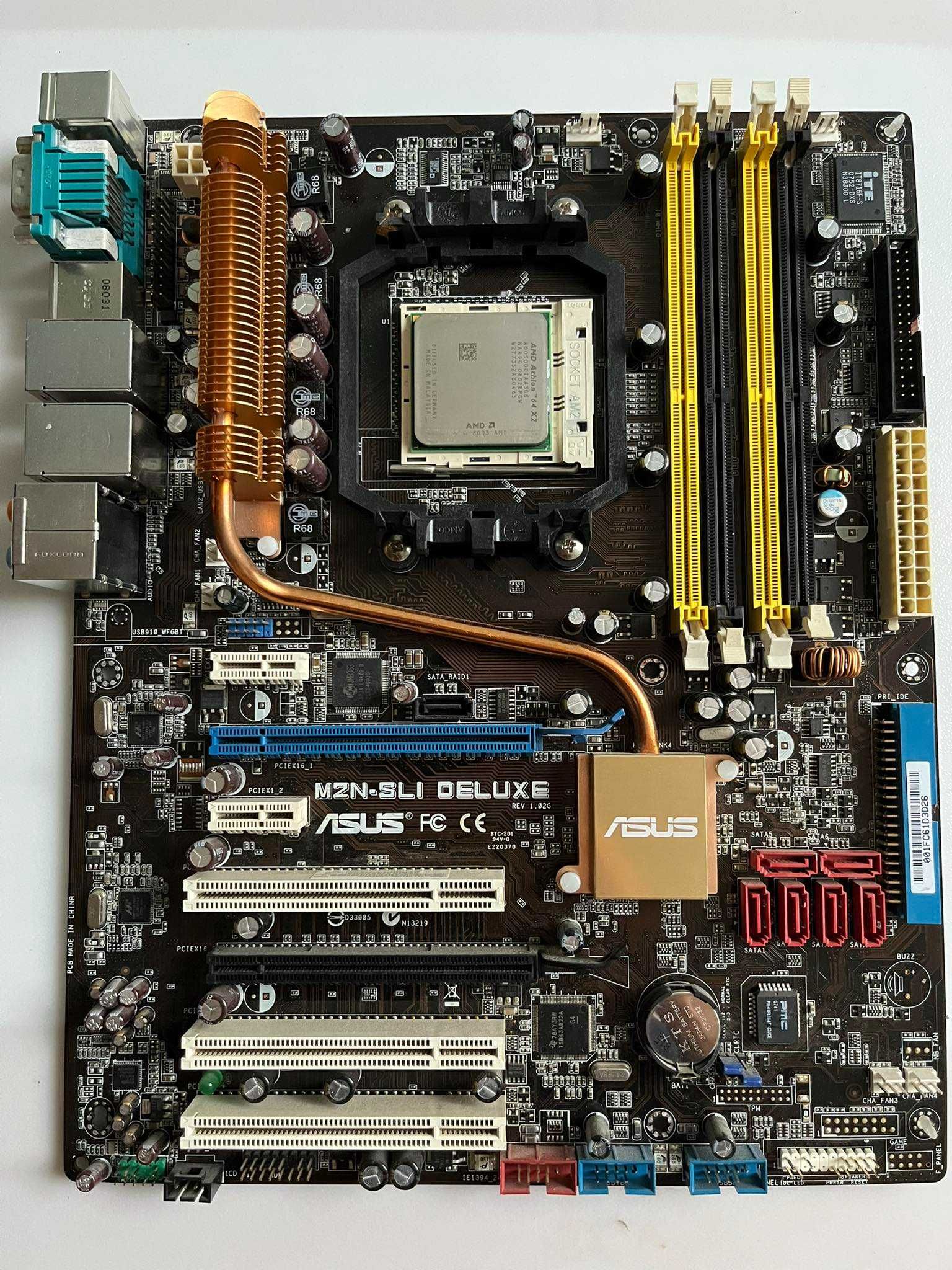 Płyta główna Asus M2N-SLI Deluxe, procesor AMD Athlon 64 X2, RAM