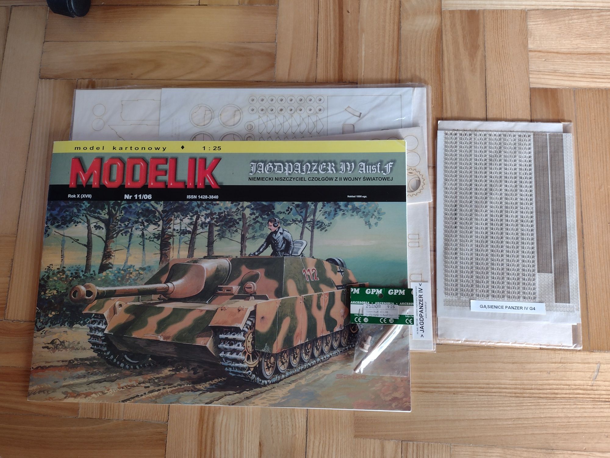 Jagdpanzer Modelik model kartonowy zestaw