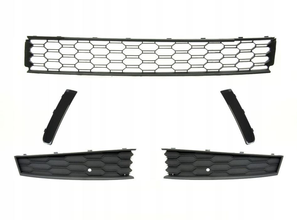 Kratka / Kratki w zderzak / atrapy + zaślepki Skoda Scala 19 - 24 Zestaw