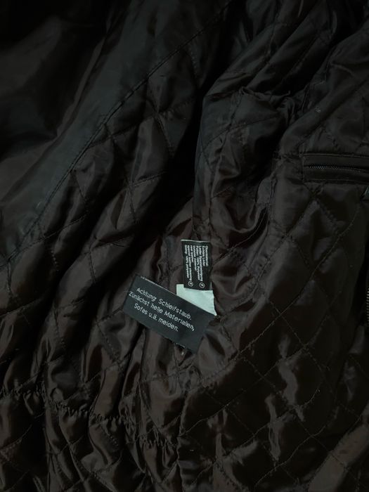 Brązowa skórzana kurtka retro vintage ramoneska pasek xxl oversize