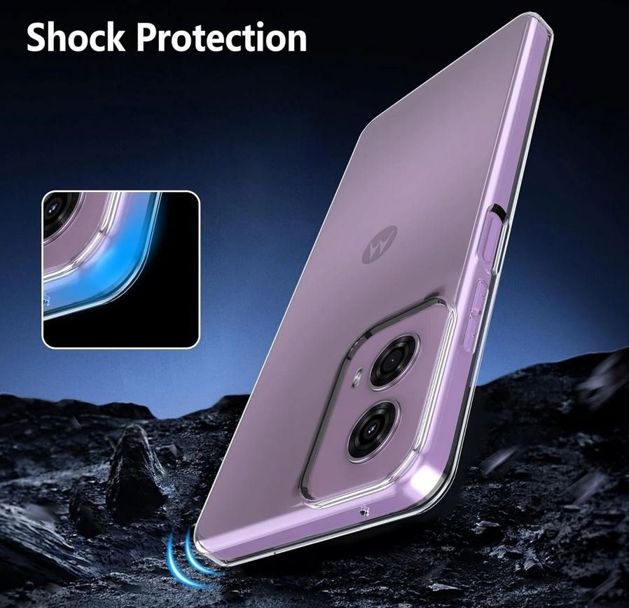 Futerał Clear Case Do Motorola G04 G24 E14  Transparentny