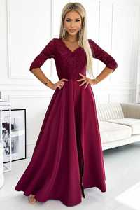 Elegancka suknia wieczorowa Amber długa maxi r. XL