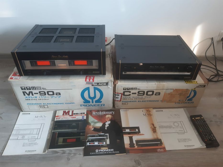 Pioneer M-90a + Pioneer C-90a pilot REVOLUTIONARY Audiophile PERFEKT!