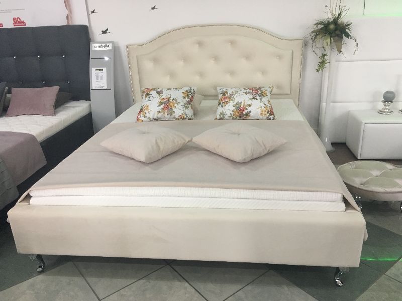HIT !!! Styl glamour ! Łóżko Jasmin 200x200 + materac + stelaż !!