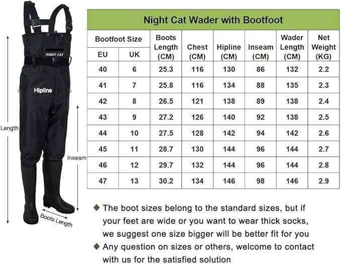 Wodery Strój Kombinezon Wędkarski Polowanie Night Cat Rozm.L Buty 44