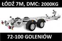 Brenderup 242000TB DMC 2000kg łódź 7,2m Przyczepa podłodziowa / laweta