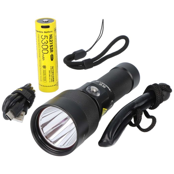 Nitecore DL30 Ліхтар для Дайвінгу, 1100 Люмен 788 Метрів (USB-C)